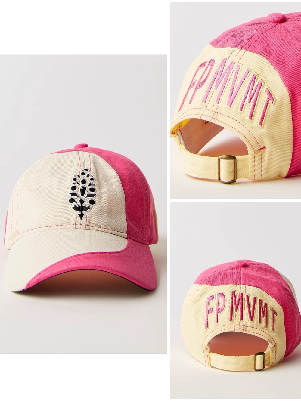 Free People Rule The Court Baseball Hat - Pink Combo